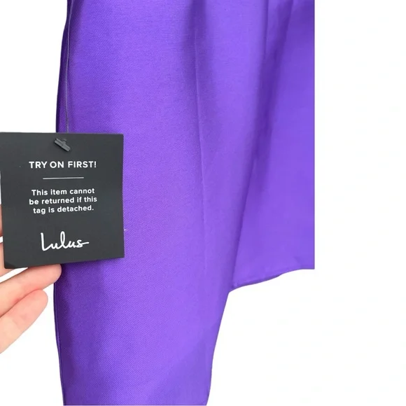 Lulu’s - Glamorous Life Purple Mini Dress NWT - Women’s Size S - Picture 8 of 12